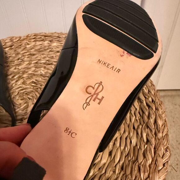 Cole Haan Nike Air Black Slingback Heels - 8.5 - Great Condition - Picture 9 of 9